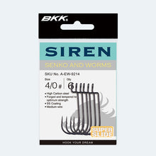 Load image into Gallery viewer, Siren Offset Shank Worm Hook