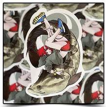 Load image into Gallery viewer, Fish Art Sticker
